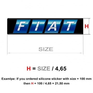 Fiat Logo Emblem Blue Motive Design 