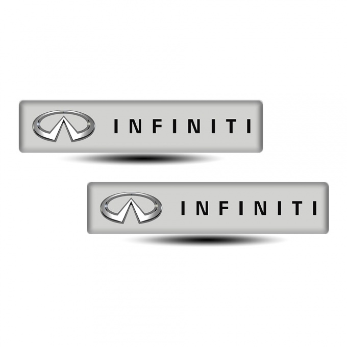 Infiniti Silicone Sticker Premium Quality Model 