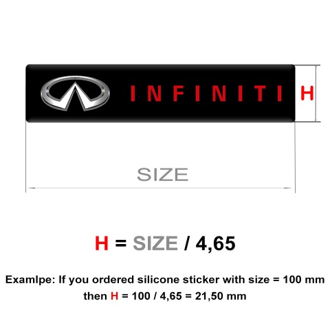 Infiniti Emblem Silicone Limited Edition Style 