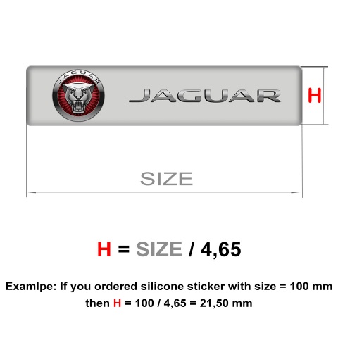 Jaguar Silicone Emblem Band Stylish Design 
