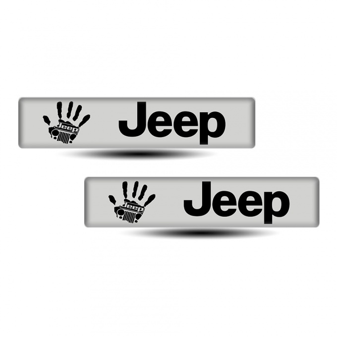 Jeep Silicone Sticker Racing Edition Style 