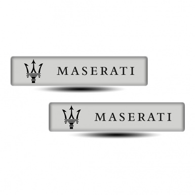 Maserati Premium Quality Silicone Emblem with Logo 
