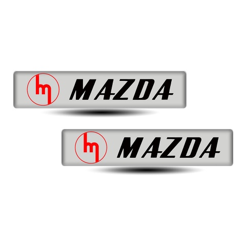 Mazda Emblem Badge Logo Racing Edition