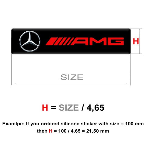 Mercedes Emblem Silicone Limited Edition Amg