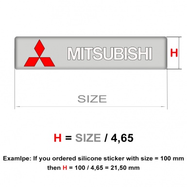 Mitsubishi Emblem Badge Logo Racing Edition