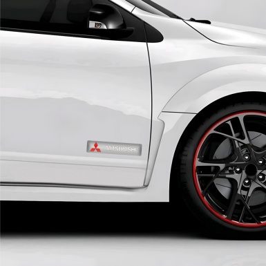 Mitsubishi Emblem Badge Logo Racing Edition