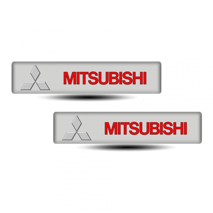 Mitsubishi Silicone Emblem Classic Logo Design 