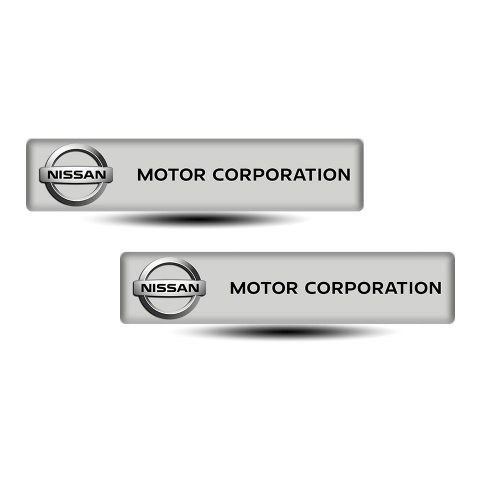 Nissan Silicone Emblem Premium Quality Logo Design 