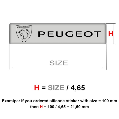 Peugeot Emblem Badge Logo Limited Edition