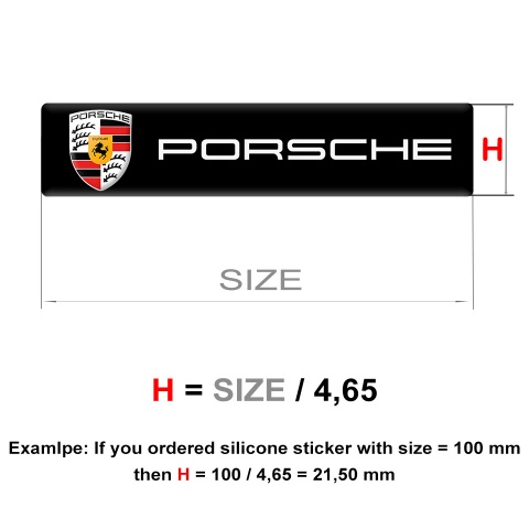 Porsche Logo Emblem Stylish Modern Design 