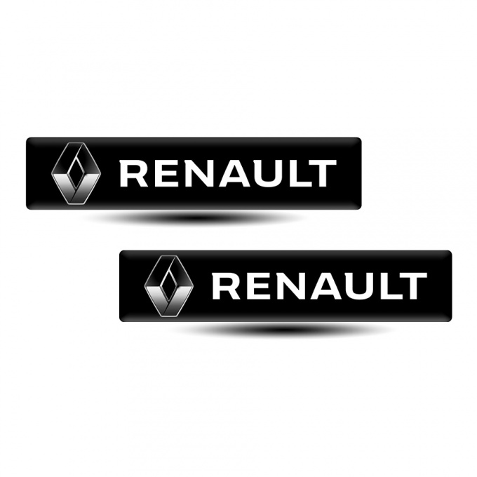 Renault Logo Emblem High-Quality Black Style 