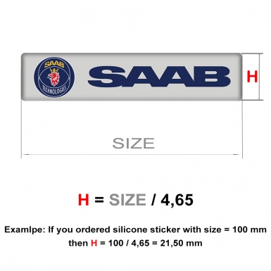 Saab Emblem Badge Logo Classic Style 