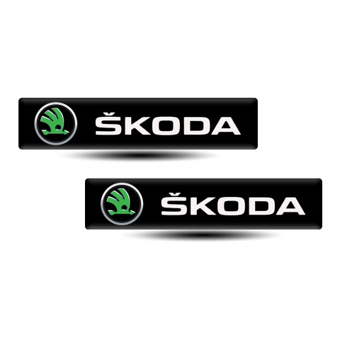 Skoda Emblem Badge Logo High End Edition 