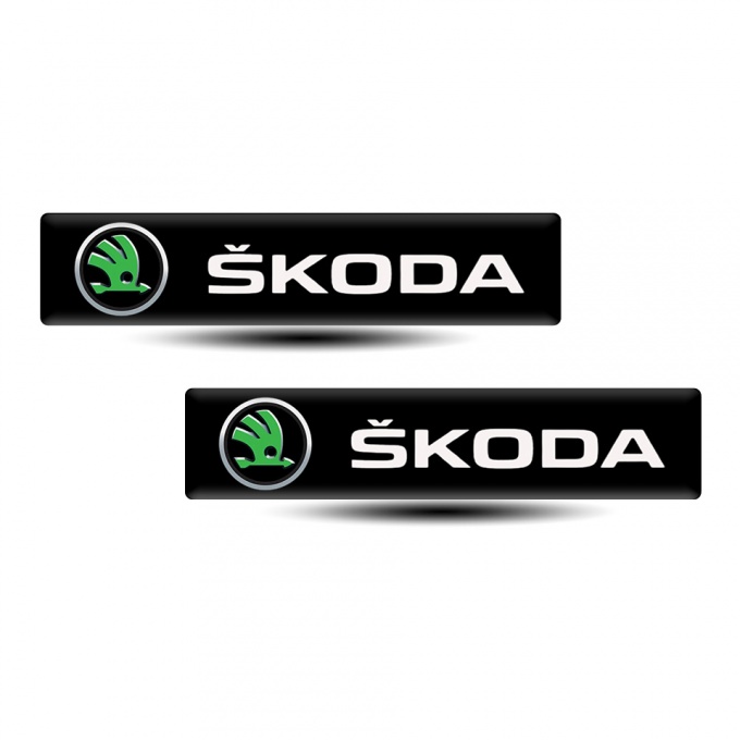 Skoda Emblem Badge Logo High End Edition 