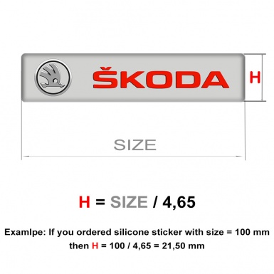 Skoda Stylish Logo Emblem Limited Edition 