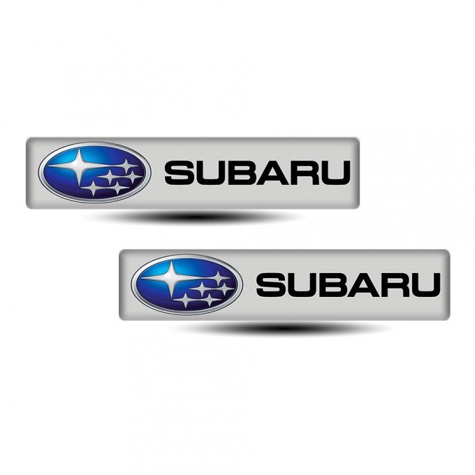 Subaru Silicone Sticker Stylish Design Logo 