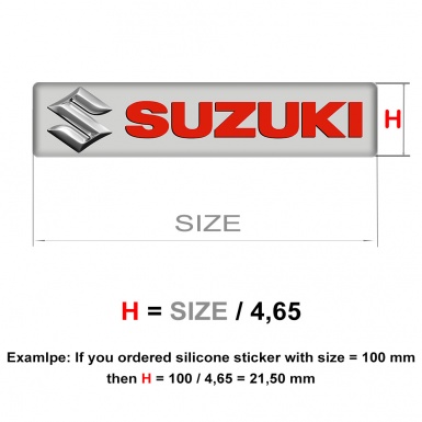 Suzuki Emblem Badge Logo Premium Quality