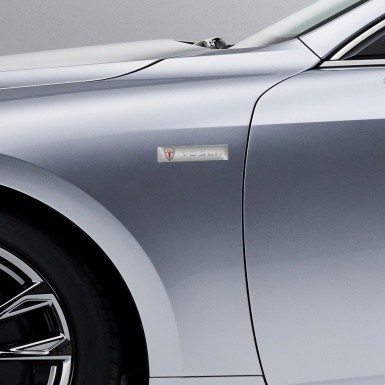 Tesla Silicone Emblem Tape Style Model 