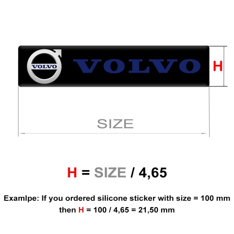 Volvo Silicone Sticker Limited Edition Style 