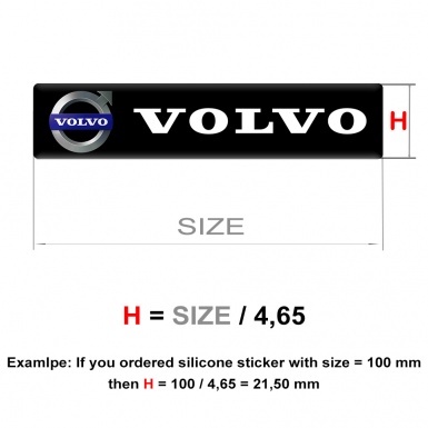 Volvo Silicone Emblem High End Racing Edition
