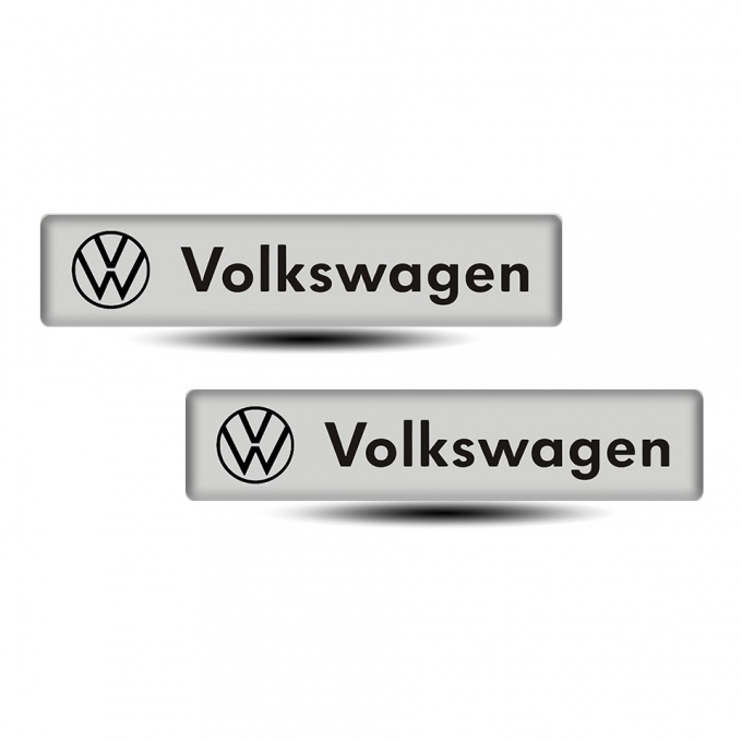VW Silicone Sticker Stylish Logo Edition 