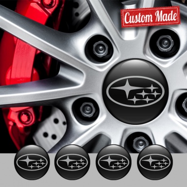 Subaru Logo Silicone Emblems Grey limited edition