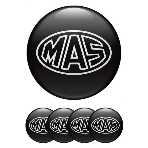 MAS Emblems for Wheel Center Caps Black Edition