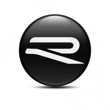VW R Line Logo Emblem Silicone Black Style