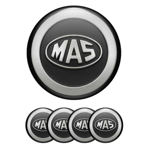 MAS Logo Silicone Emblem Badge Reproduction