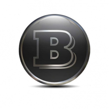Brabus Emblem Logo Silicone Sticker Badge