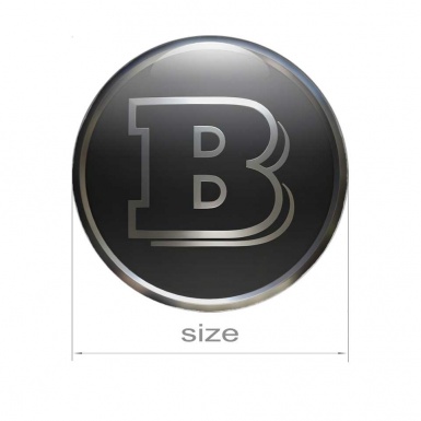 Brabus Emblem Logo Silicone Sticker Badge