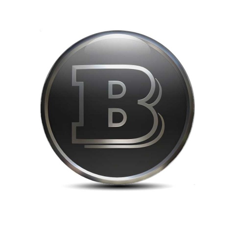 Brabus Emblem Logo Silicone Sticker Badge