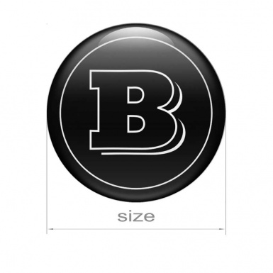 Brabus Silicone Sticker Badge Emblem Classic