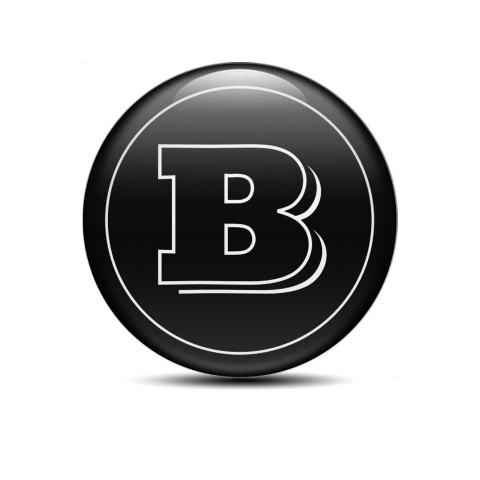 Brabus Silicone Sticker Badge Emblem Classic