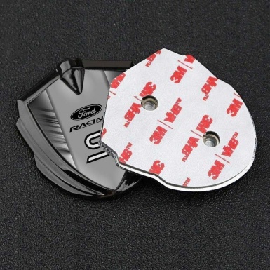 Ford Racing Metal Badge Emblem Graphite S Edition