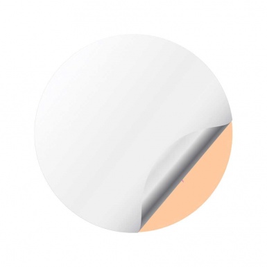 Aufkleber 4 Stars Custom Silicone Emblems Orange