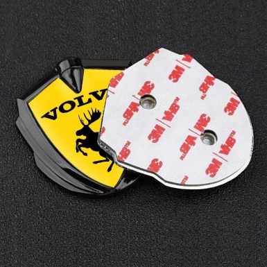 Volvo Moose Logo Emblem Yellow Special Edition