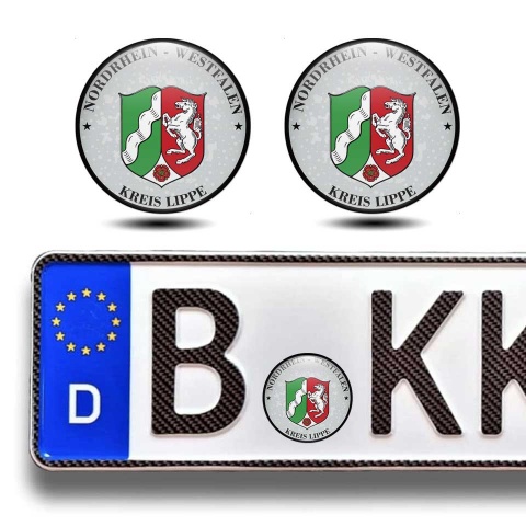 Aufkleber Kreis Lippe Nordrhein Westfalen Fur Nummernschild Plakette
