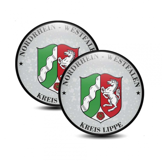 Aufkleber Kreis Lippe Nordrhein Westfalen Fur Nummernschild Plakette