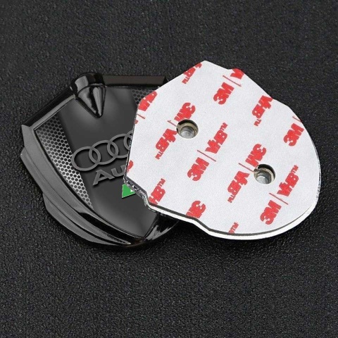 Audi Logo Metal Emblem RS Color Kyalami Green