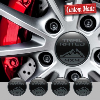 Jeep Logo Emblem Badge Self-adhesive Anthracite