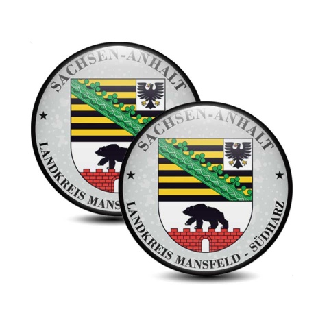Aufkleber Mansfeld Sudharz Sachen Anhalt Fur Nummernschild Plakette
