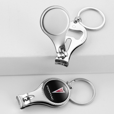 Pontiac Key Holder Nail Clipper Classic Black Grey Red Triangle Edition