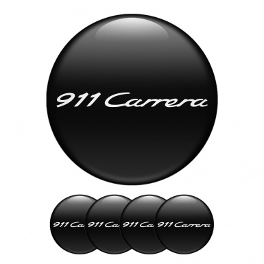Porsche 911 Carrera Sticker Wheel Center Hub Cap