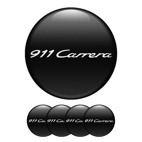 Porsche 911 Carrera Sticker Wheel Center Hub Cap