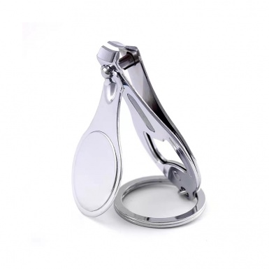 Yamaha Keychain Nail Clipper Light Carbon Pastel Green Domed Emblem