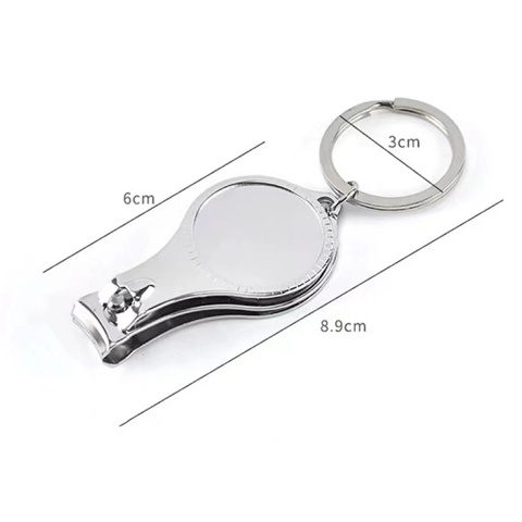 Yamaha Keychain Nail Clipper Light Carbon Pastel Green Domed Emblem