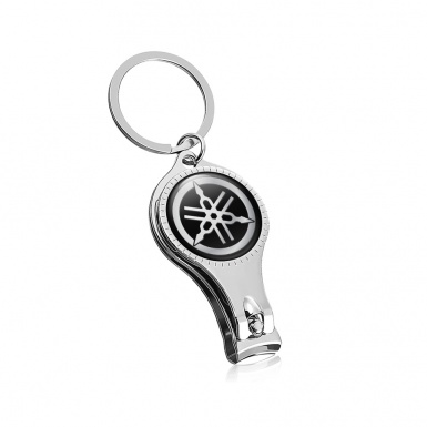 Yamaha Key Chain Nail Trimmer Classic Black Metallic Logo Edition