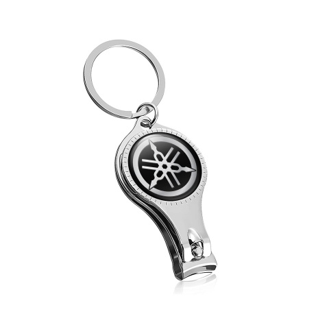 Yamaha Key Chain Nail Trimmer Classic Black Metallic Logo Edition