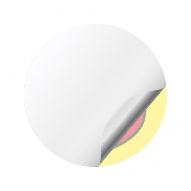 Fiat Abarth Wheel Emblems Yellow Italian Flag Design
